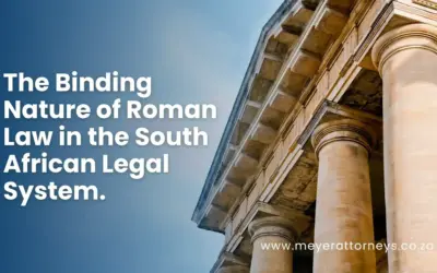 The binding nature of roman law.