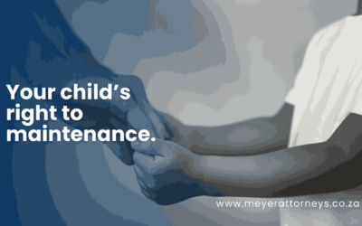 Your childs right to maintenance.