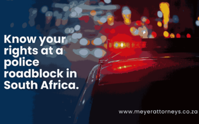 Know your rights at a roadblock.