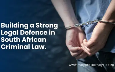 Building a Strong Criminal Defence.