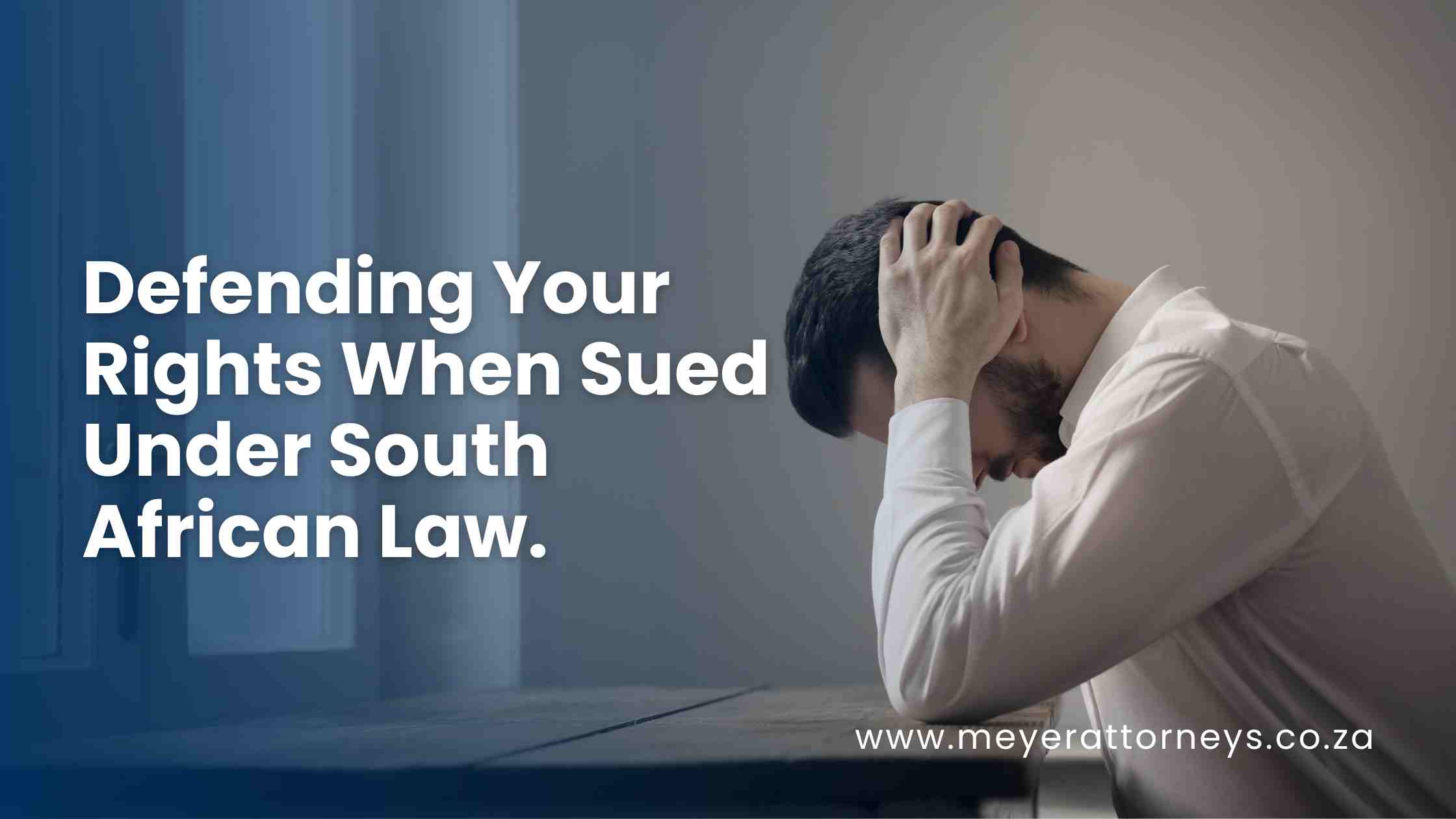 Getting sued - Law Blog