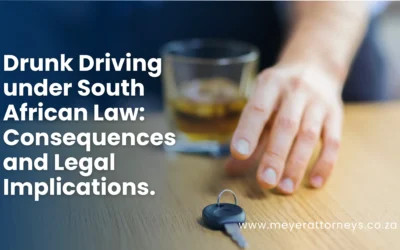 Drunk Driving under South African Law.