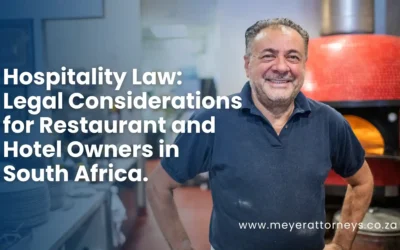 Hospitality Law in SA.