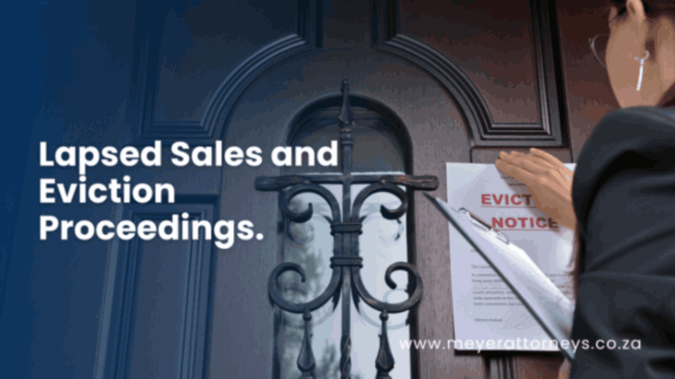 Lapse of Sale and Eviction