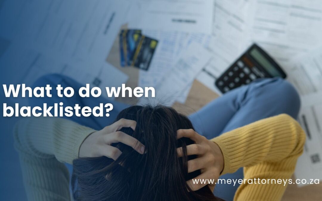 What to do when blacklisted