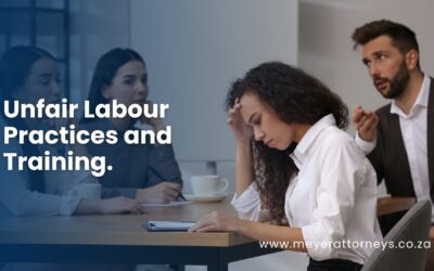 Unfair Labour Practices and Training