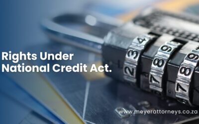 Rights Under National Credit Act