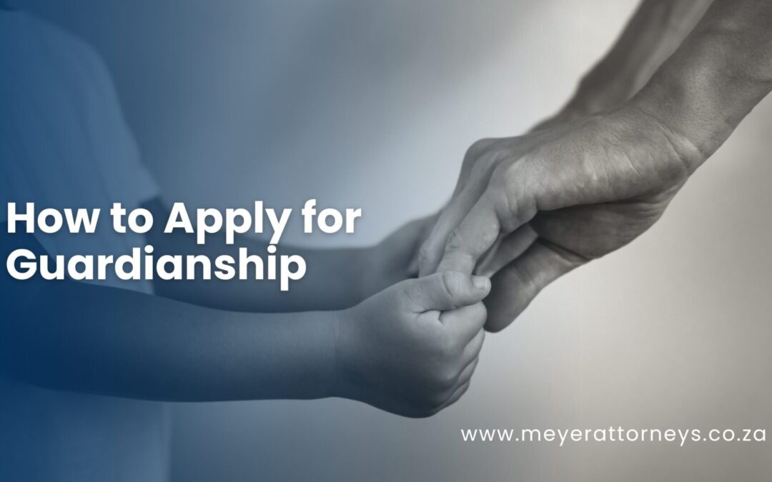 How to apply for guardianship