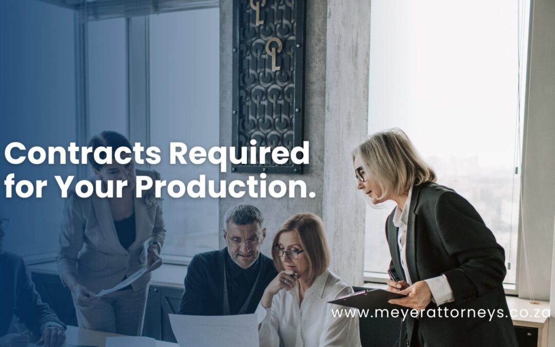 Contracts required for your Production
