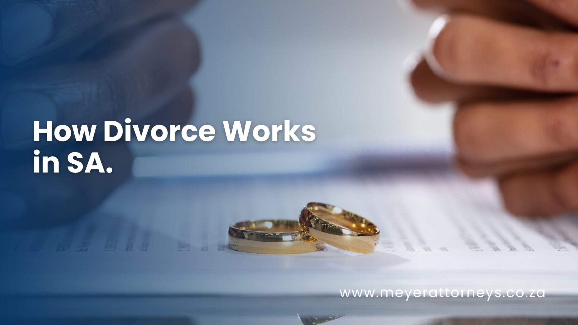 How divorce works in SA.