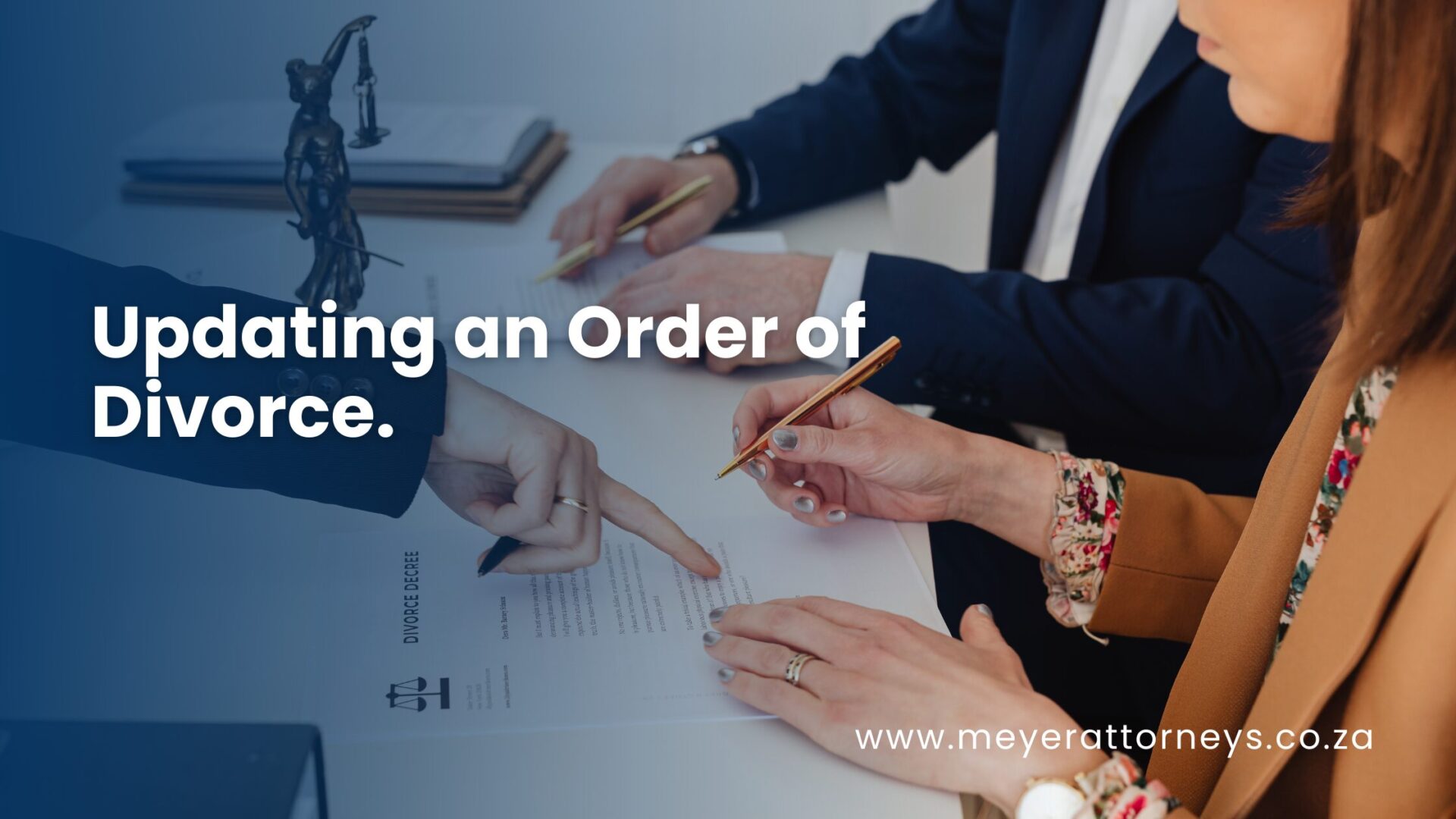 4 Updating an order of divorce
