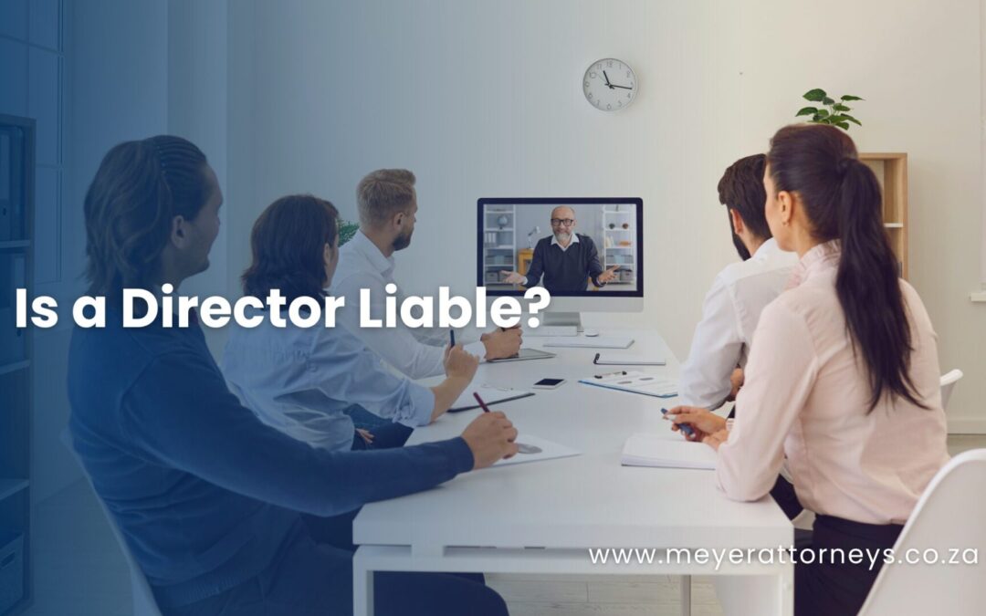Is a Director Liable?