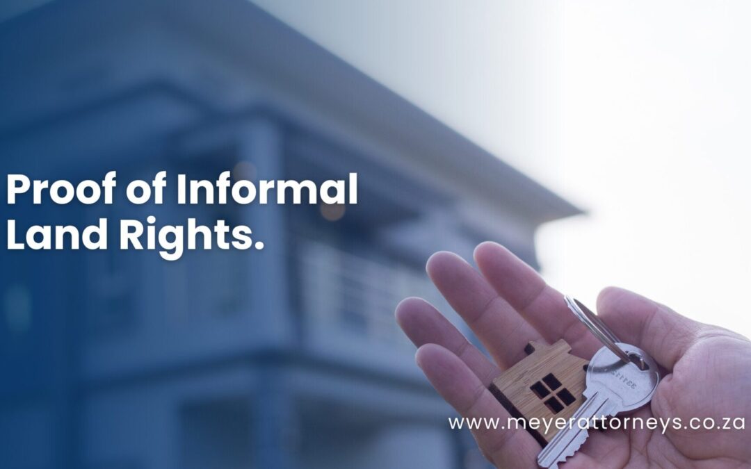 Proof of Informal Land Rights