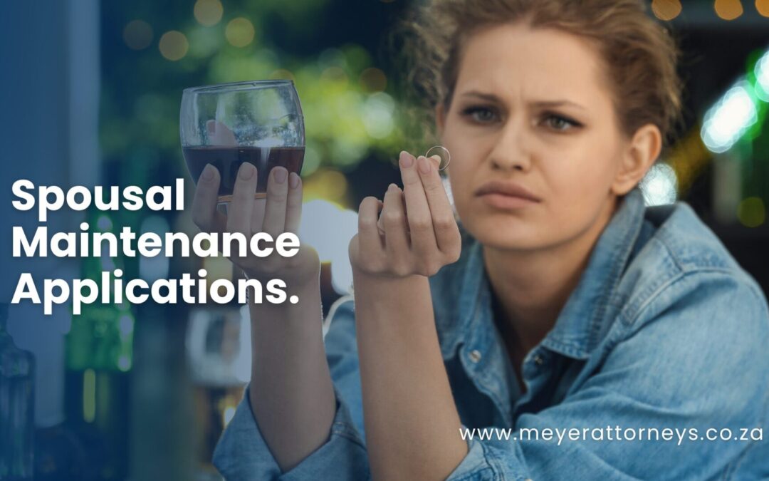 Spousal Maintenance Applications