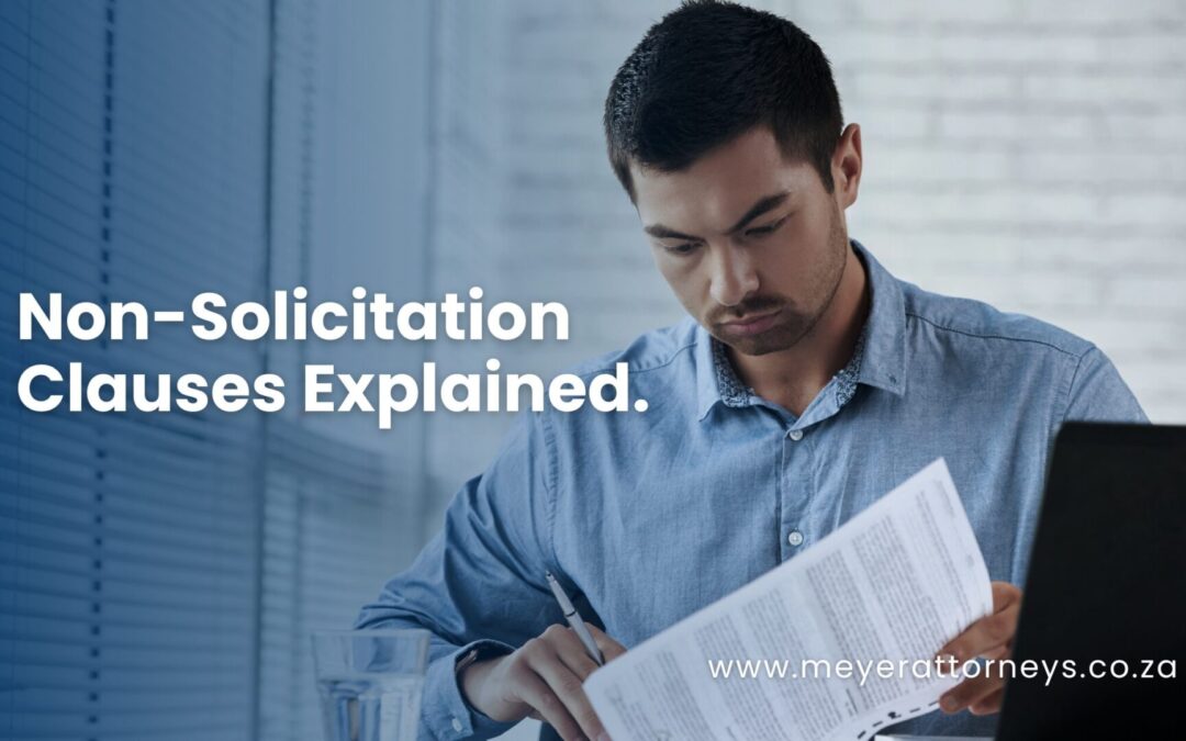 Non-Solicitation Clauses Explained