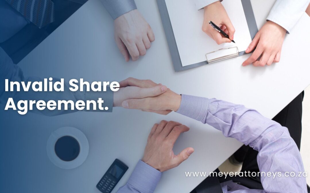 Invalid Share Agreement