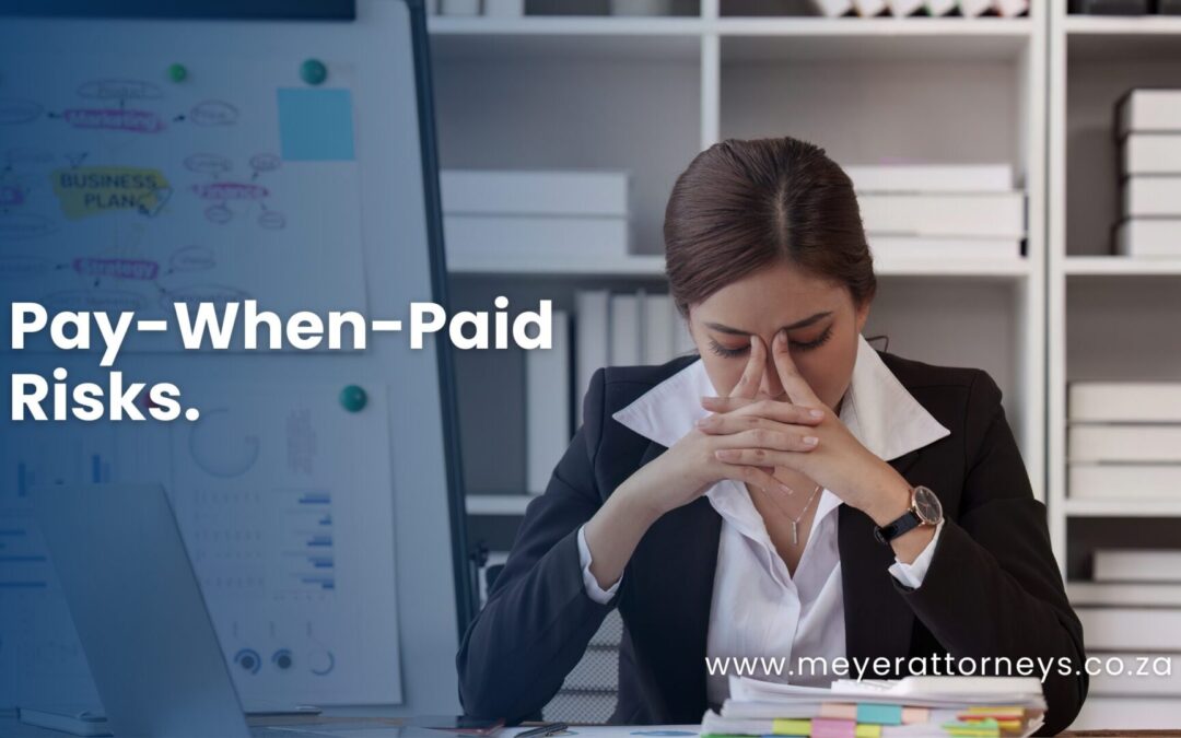 Pay-When-Paid Risks