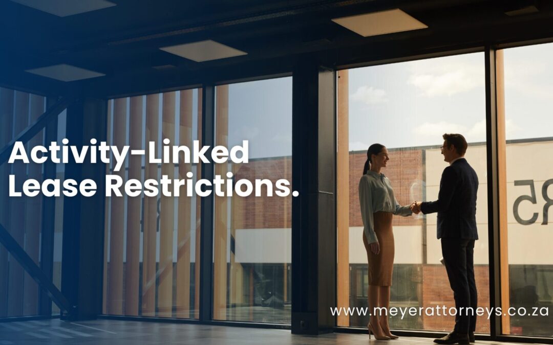 Activity-Linked Lease Restrictions