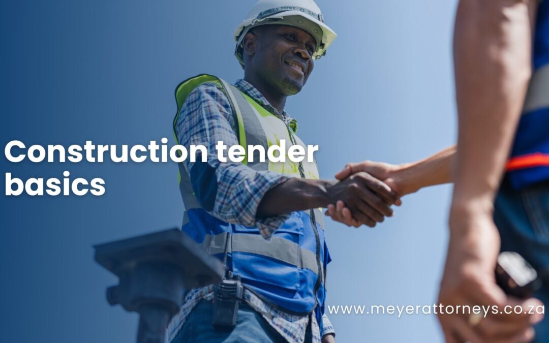 Construction tender basics
