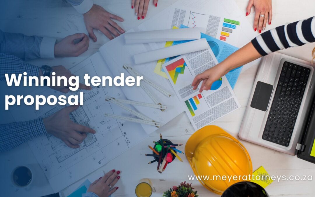 Winning tender proposal