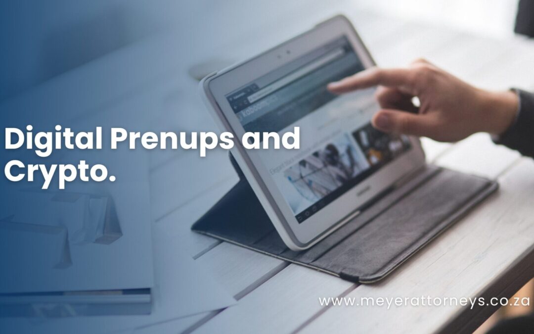 Digital Prenups and Crypto