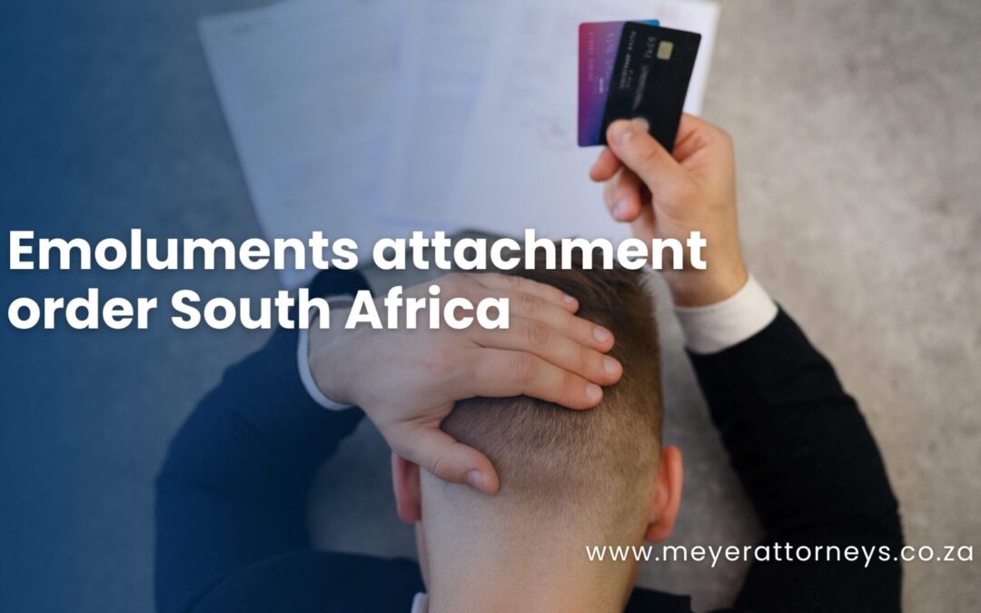 Emoluments attachment order South Africa