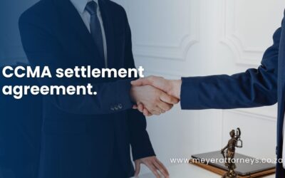CCMA settlement agreement