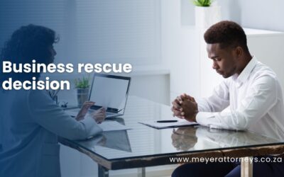 Business rescue decision