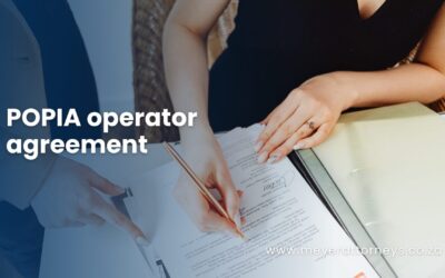 POPIA operator agreement