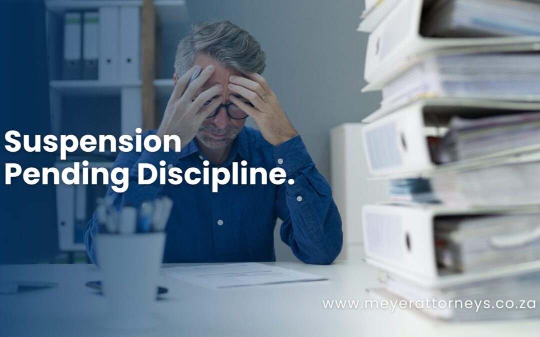 Suspension Pending Discipline