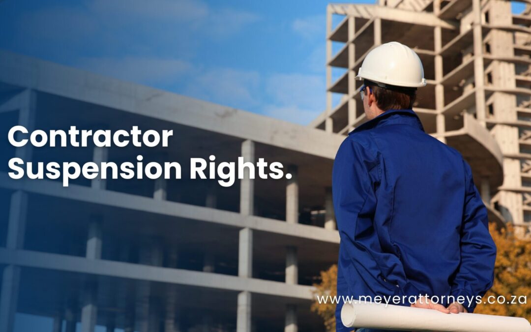 Contractor Suspension Rights